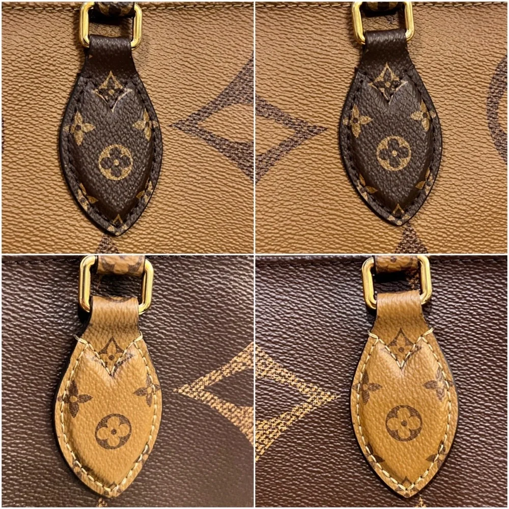 LV Limited Edition Louis Vuitton Giant Monogram Reverse Canvas OnTheGo GM Tote - Picture 5 of 16